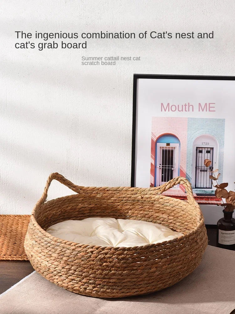 Bed Cat House Nest Summer Cool Nest Four