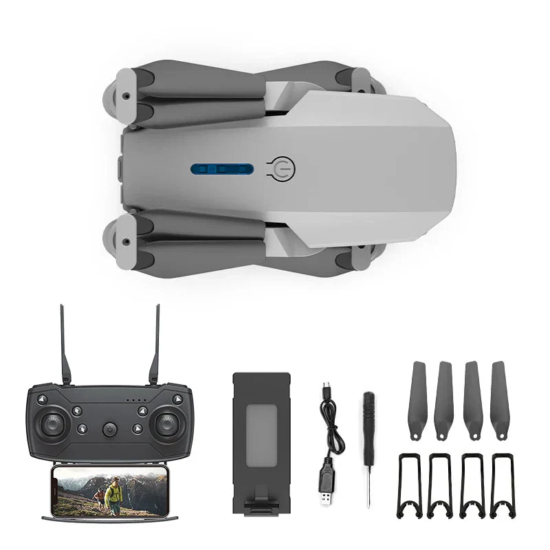 E88 Pro Drone Camera Hd 4k Professional Rc