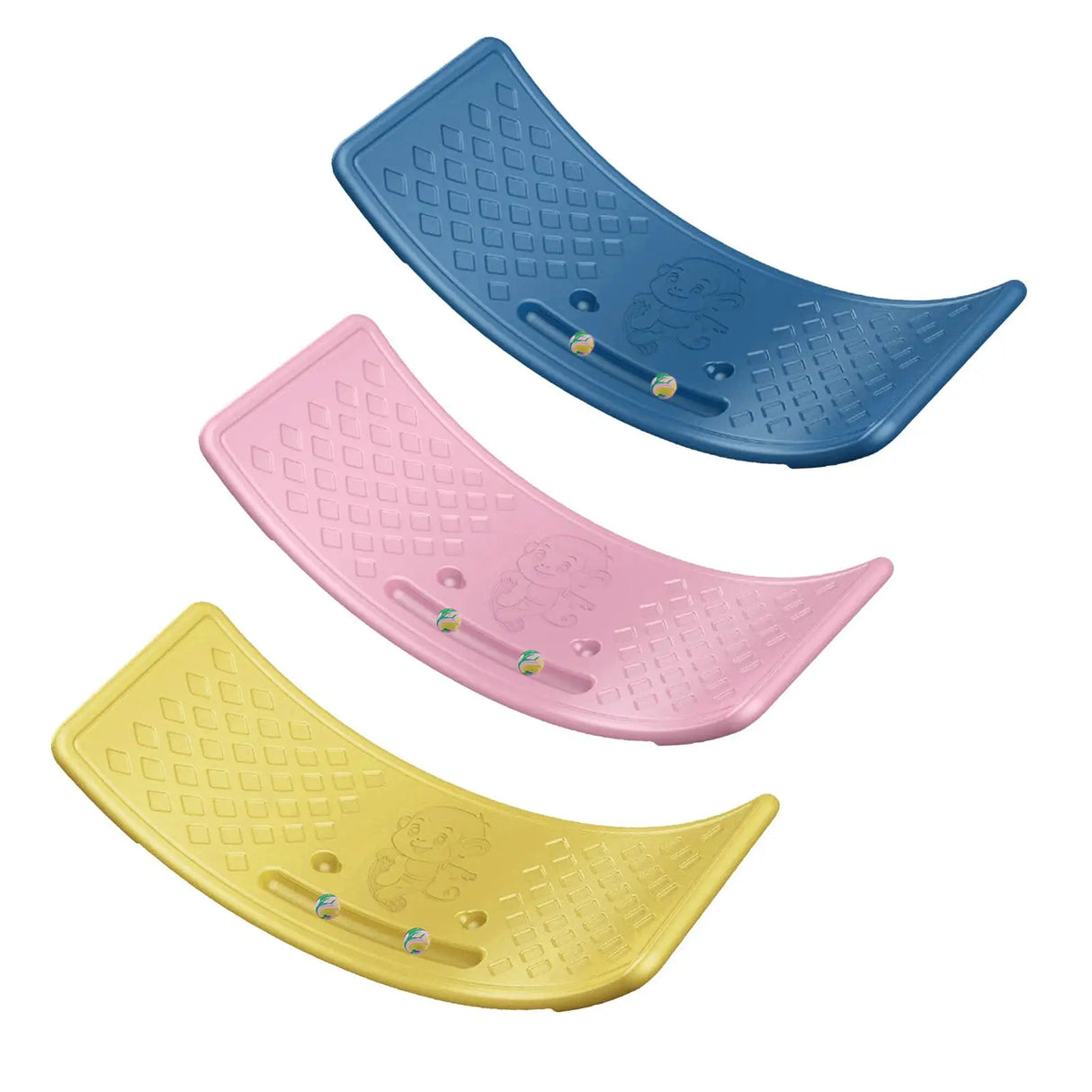 Children's balance board, wobble board, concentration training device,