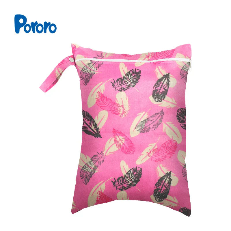 30*40cm Zippered Nappy Wetbags Waterproof Wet Dry Bag