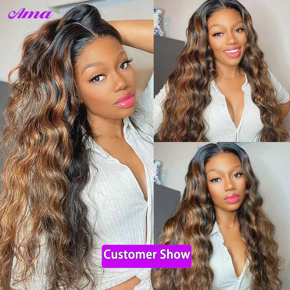 4 27 Highlight Loose Deep Wave Bundles 30