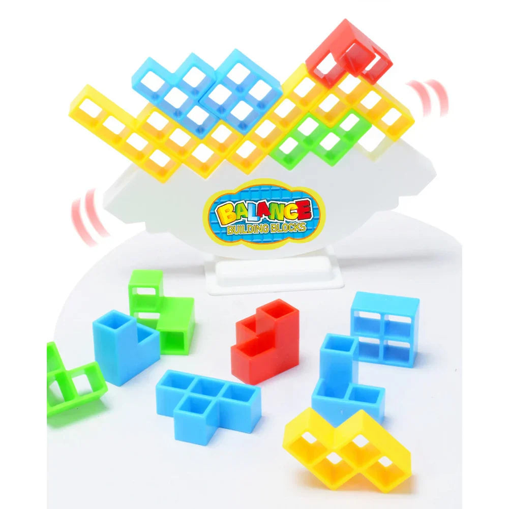 16-48 Blocks Building Block Brick Toy Balance Stacked