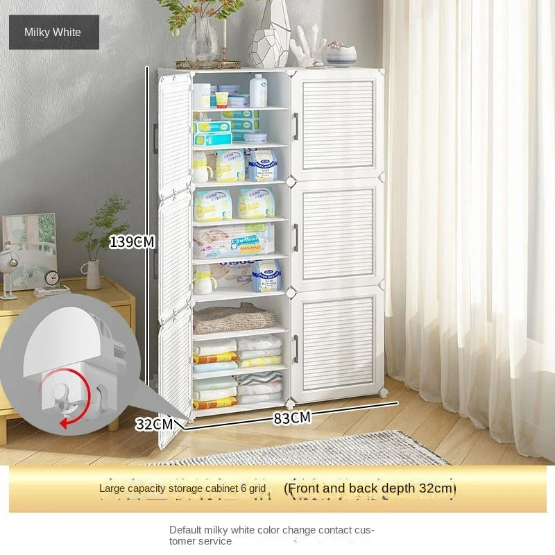Large Size Clothes Folding Cabinets Splice Storage Toy