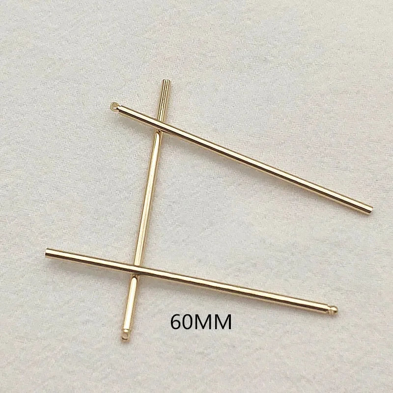 3060mm 100pcs Brass Pendants Cylinder Charm