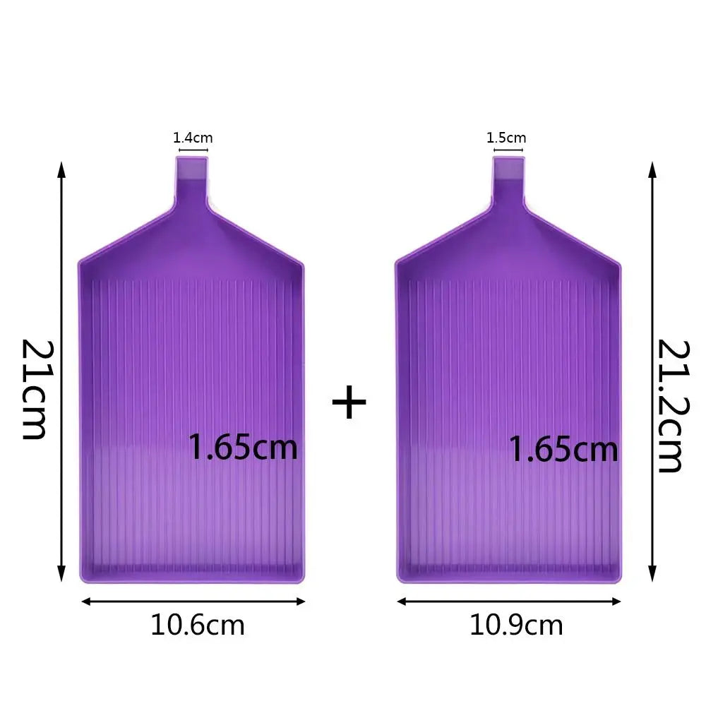 Large Capacity Diamond Painting Tray Plastic Drill Plate