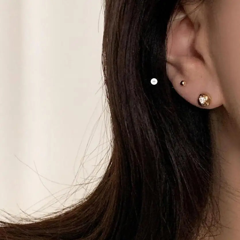 SHANICE 100% S925 Sterling Silver Stud Earrings CZ