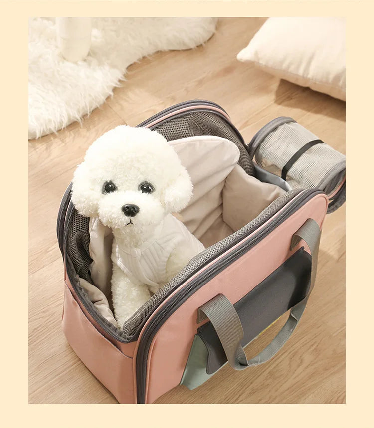 Pet Dog Cat Backpack Foldable Puppy Travel Handbags