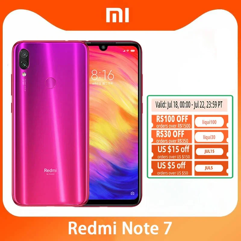 Original Xiaomi Redmi Note 7 Smartphone 4G 64G/6G