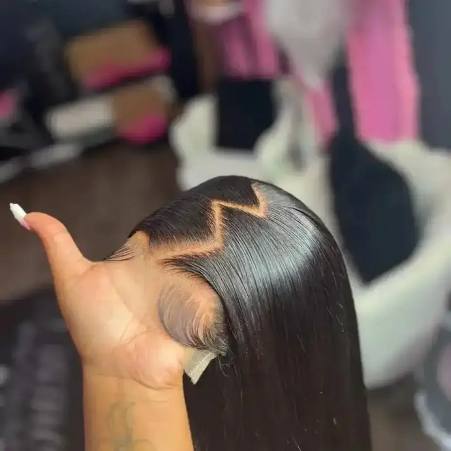 Brazilian Bone Straight 13x4 Transparent Lace Front Wigs
