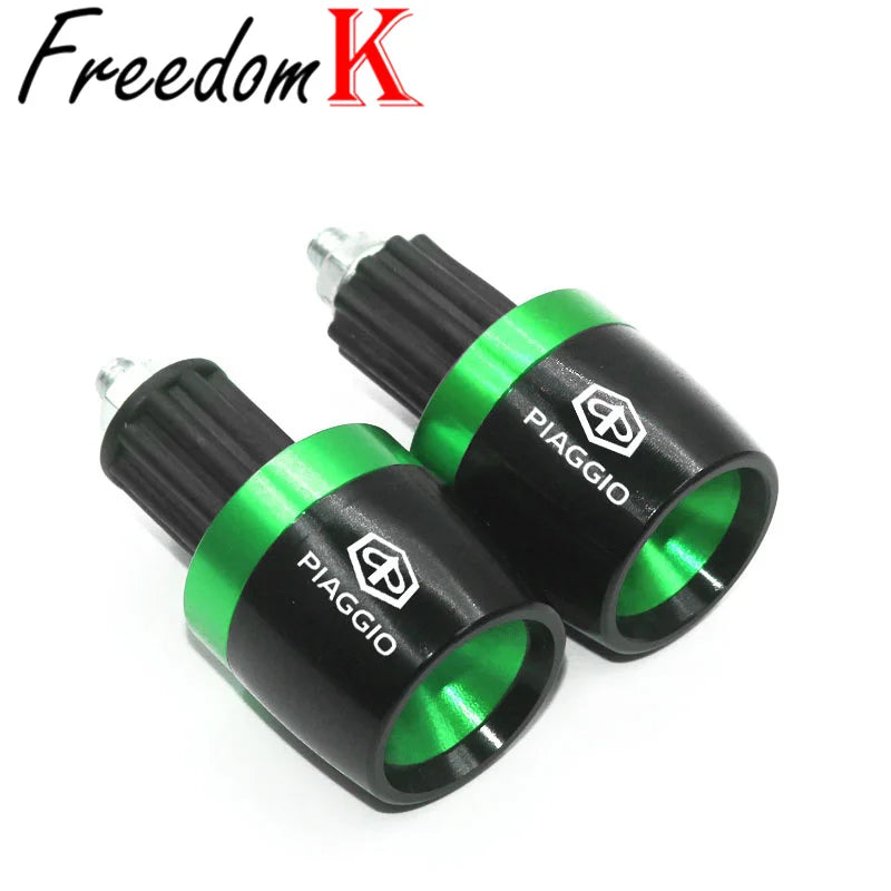 22mm Motorcycle CNC Handlebar Bar Ends for Piaggio