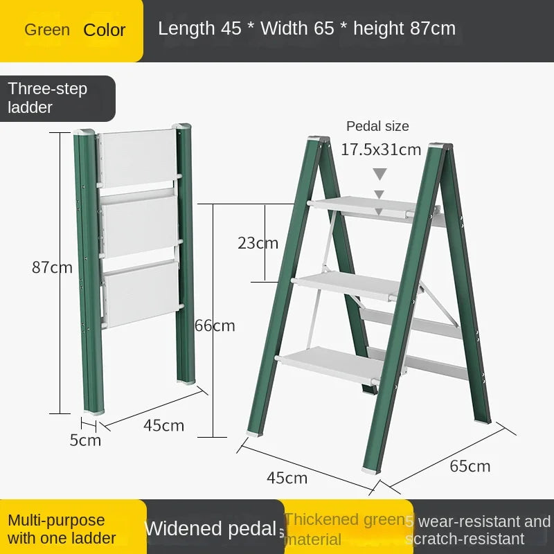 Multifunctional High Stools Kitchen Thickened Telescopic Ladder Stable