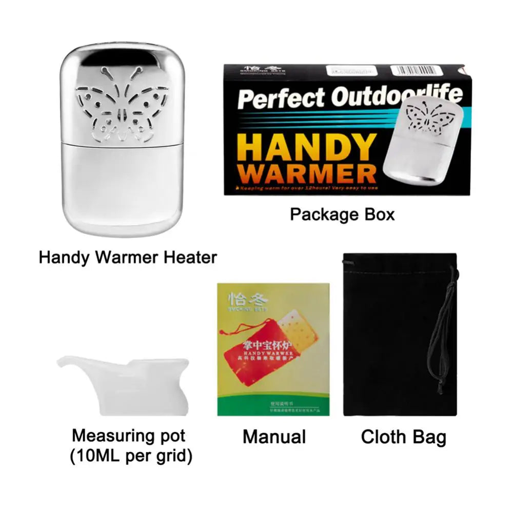 Portable Liquid Fuel Mini Hand Warmer Reusable Furnace