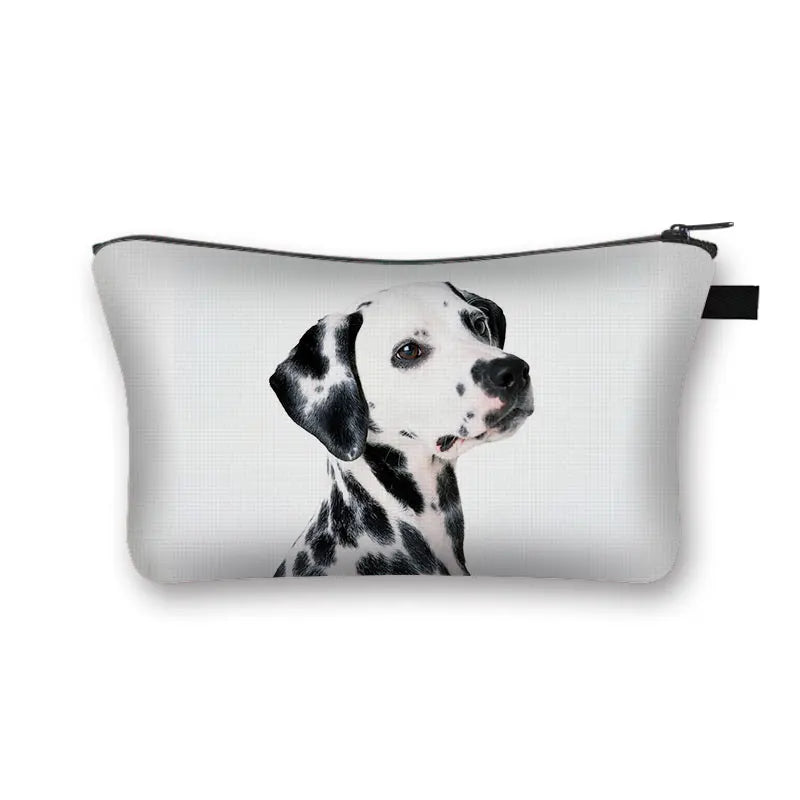 Animal Print Cosmetic Bag Women Makeup Bag Kawaii