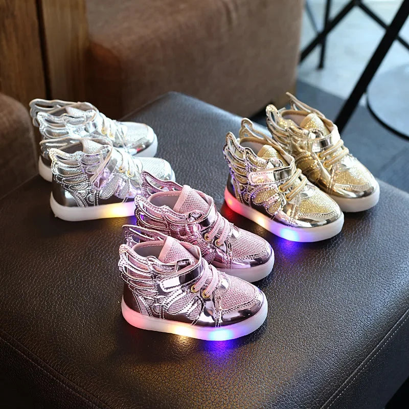 Tenis Children Led Shoe Girls Lighted Sneakers Glowing