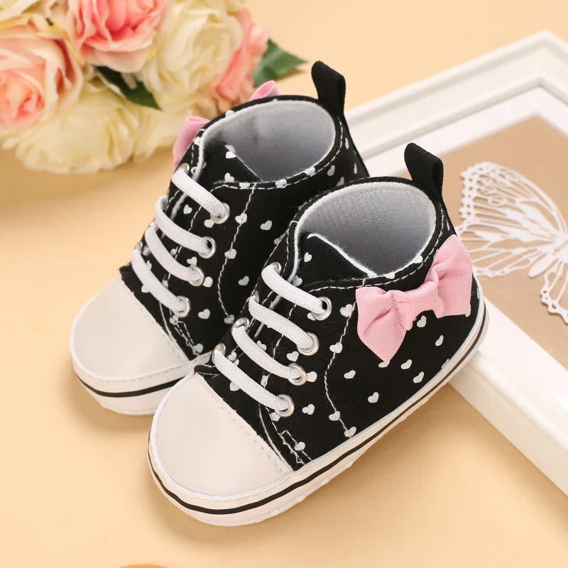 Pink Baby Shoes Princess Fashion Sneakers Infant Toddler
