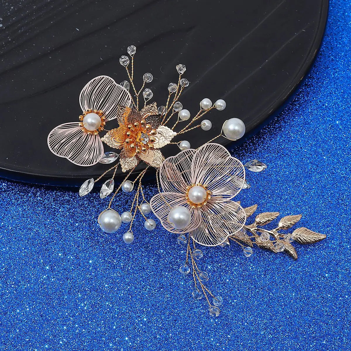 Flower Wedding Hair Accessories Hairband Bride Tiaras For