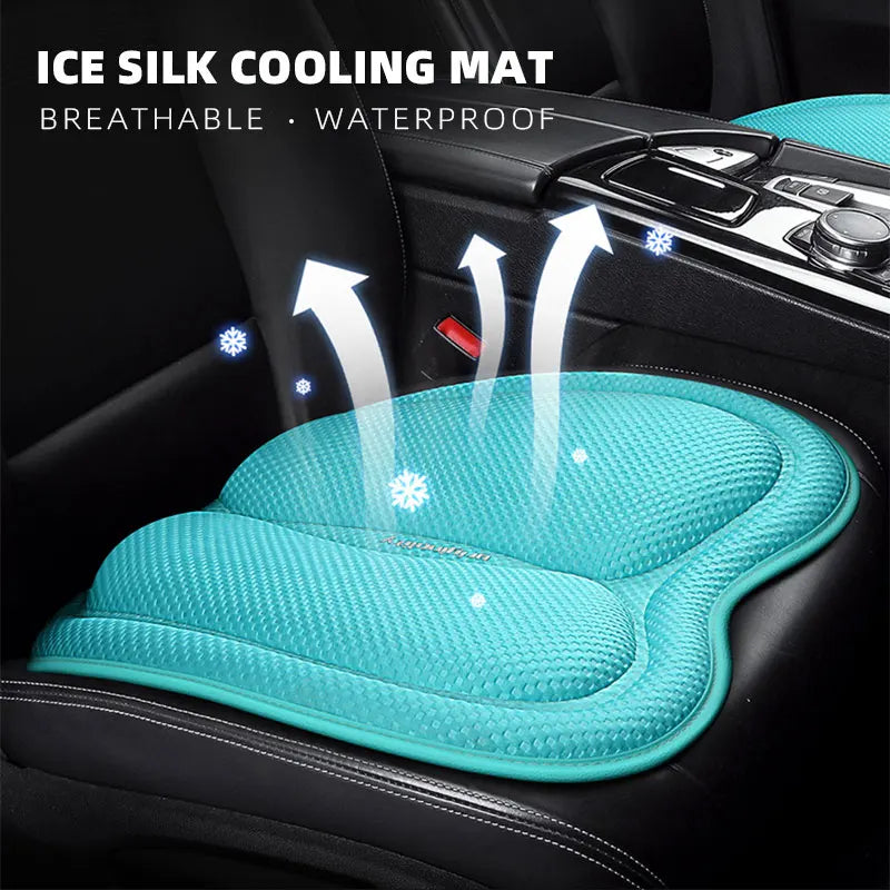 Universal Car Seat Covers Front Back Blue Cushion