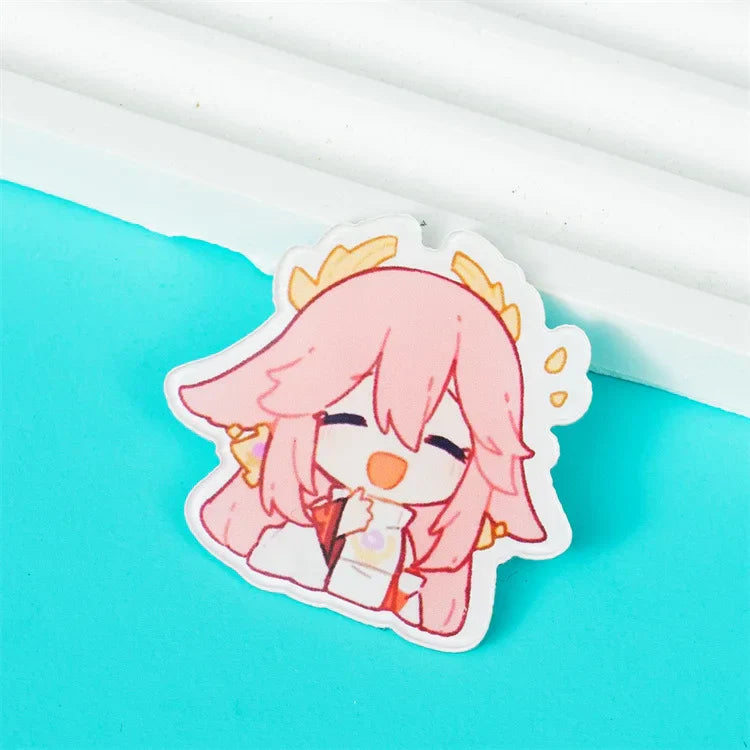 1PCS Anime Game Genshin Impact Kamisato Ayaka Yae