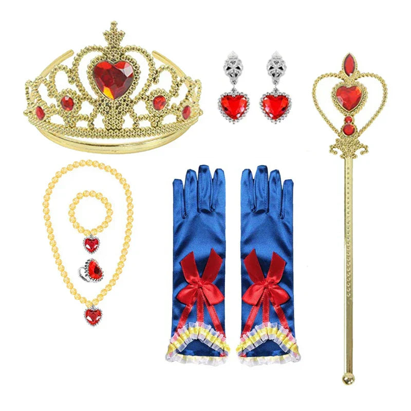Girls Princess Snow White Accessory Party Tiara Crown