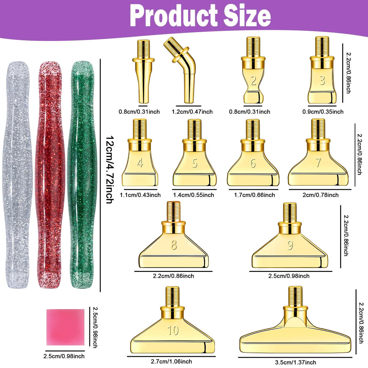 5D Diamond Painting Pen Crystal Point Drills Pen