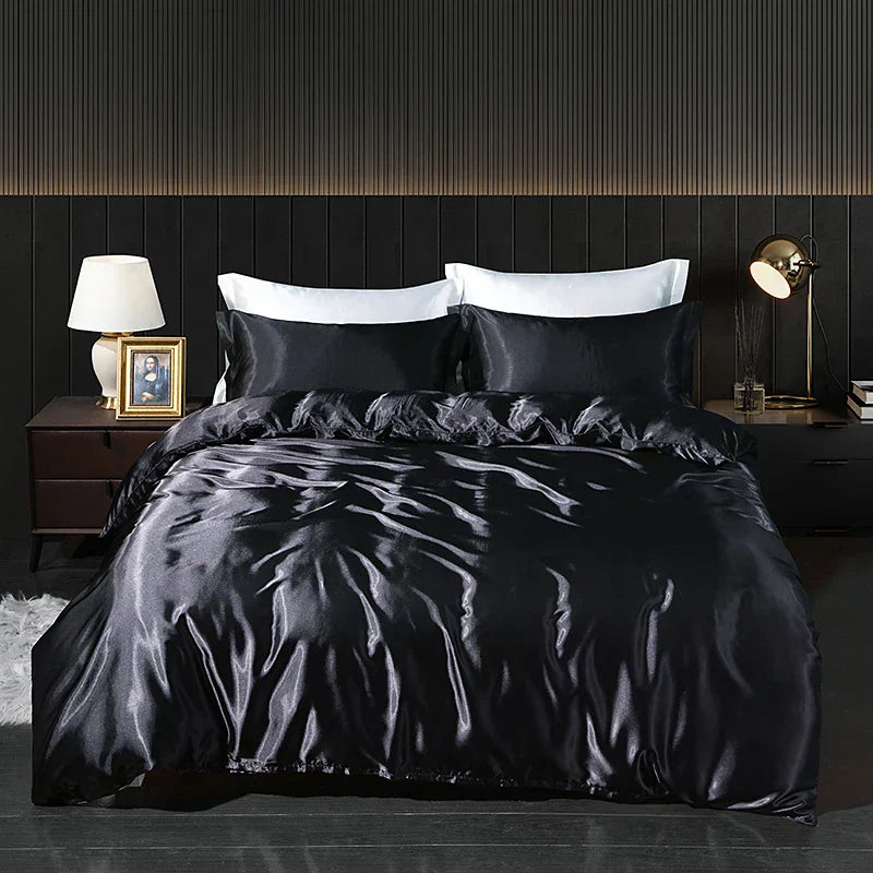 Luxury Gold Mulberry Silk Bedding Set Comforter Quilt