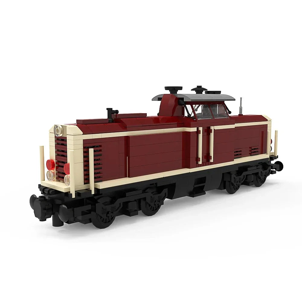 MOC City High-Tech Electric V100 German Cargo Locomotive