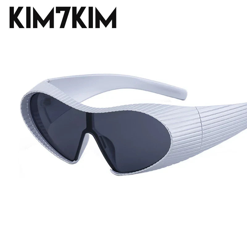 Steampunk Cat Eye Sunglasses Women 2024 New Fashion Oversized Punk Sun Glasses For Ladies Retro 2000‘s Goggle Y2k Accessories