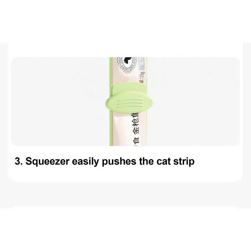 Cat Treat Squeeze Spoon Lickable Cat Treats Dispenser
