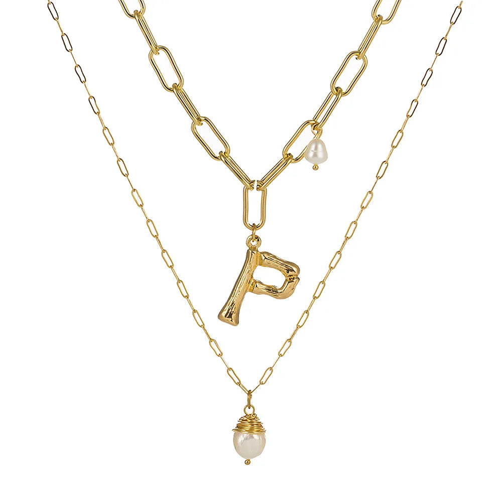 Real Natural Freshwater Baroque Pearl Pendant Necklace