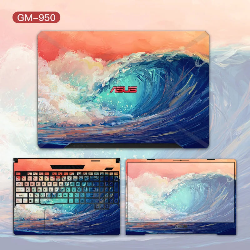 Dazzle Vinyl Laptop Special Sticker Skin For ASUS