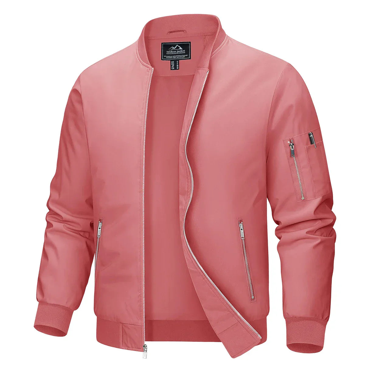 MAGCOMSEN Men's Lightweight Casual Jackets Spring Autumn Windbreaker