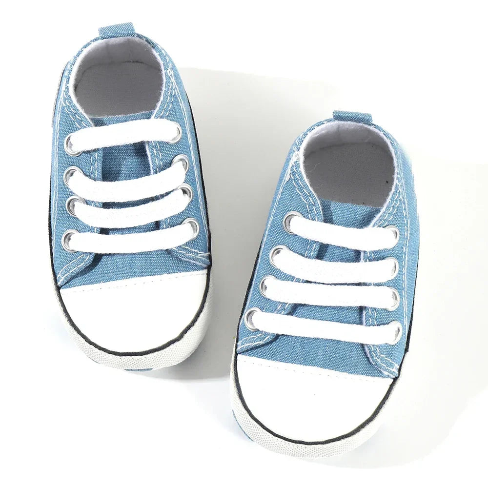 Baby Canvas Classic Sports Sneakers Newborn Baby Boys