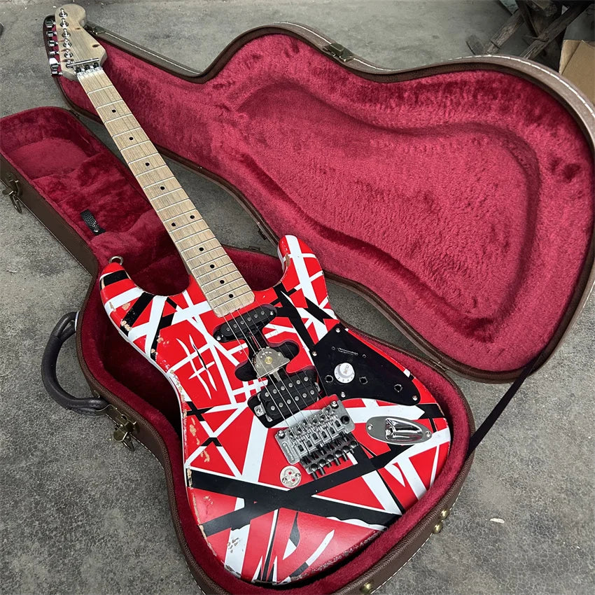 Eddie Van Halen "Fran ken" heavy-duty Relic electric