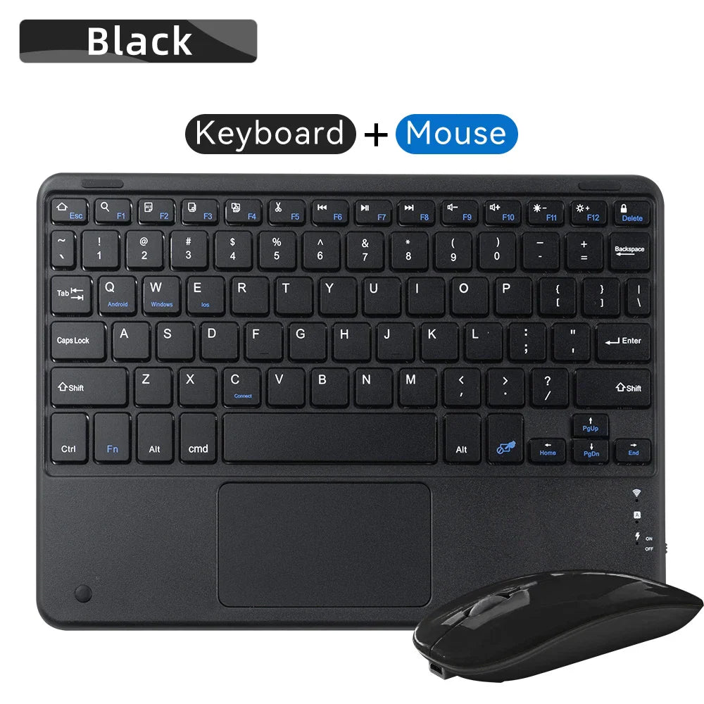 Touchpad Wireless Keyboard and Mouse Combo For iPad