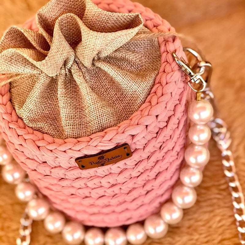 Pearl Strap for Bags Handbag Handles DIY Purse