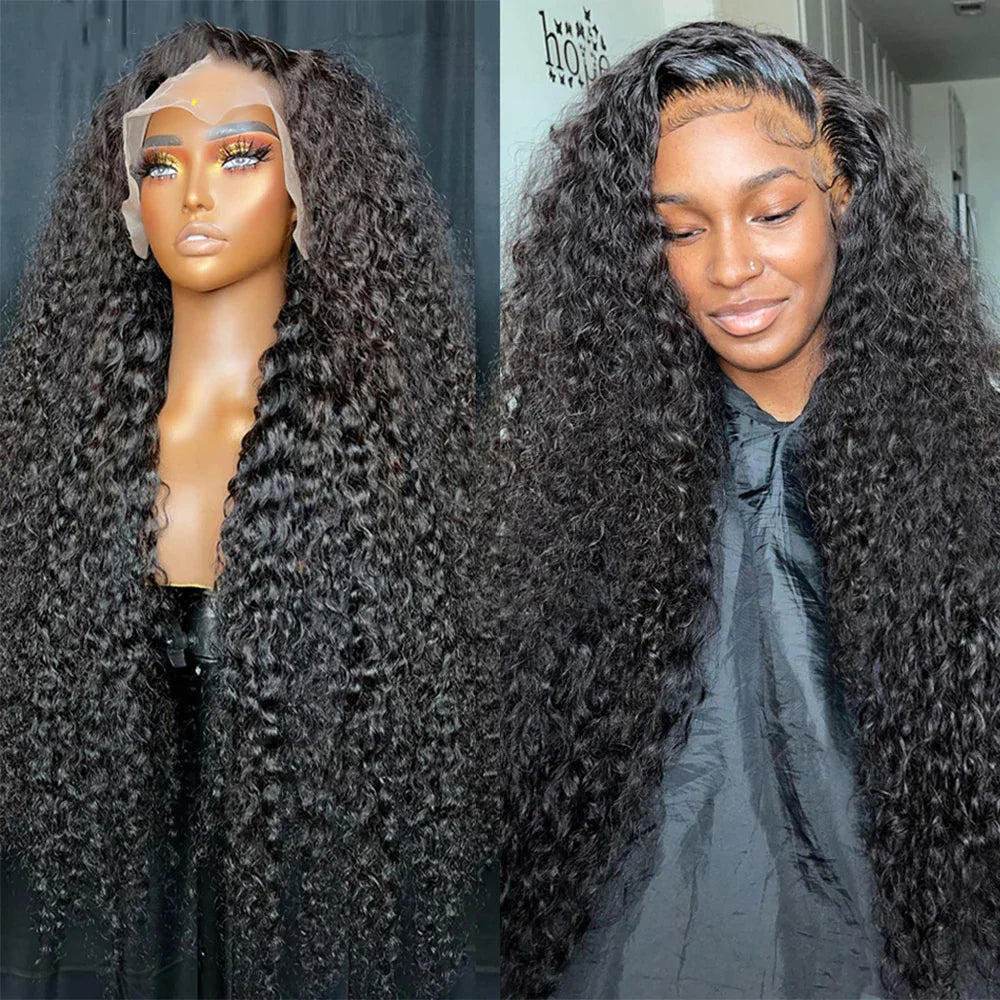 HD Transparent Deep Wave Frontal Wig 13x4/13x6 Curly