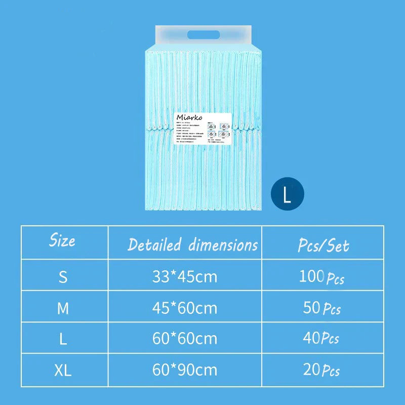 Dogs Disposable Water Absorbent Diaper Thickened Pet Urine
