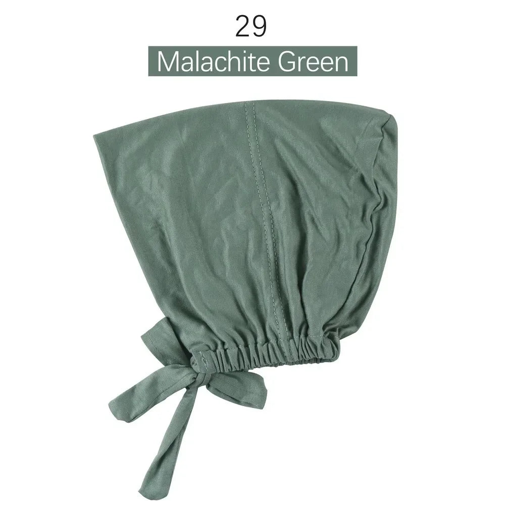 Inner Tie Back Hijab Cap Modal Turban Hat