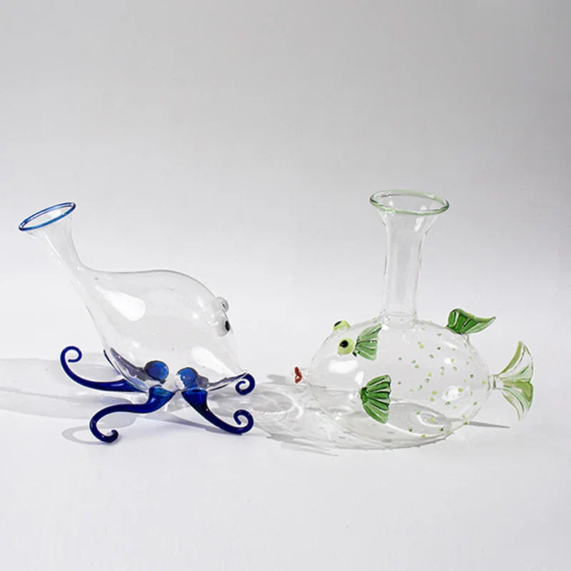Glass Wine Decanter Handmade Creative Octopus Wine Decanter