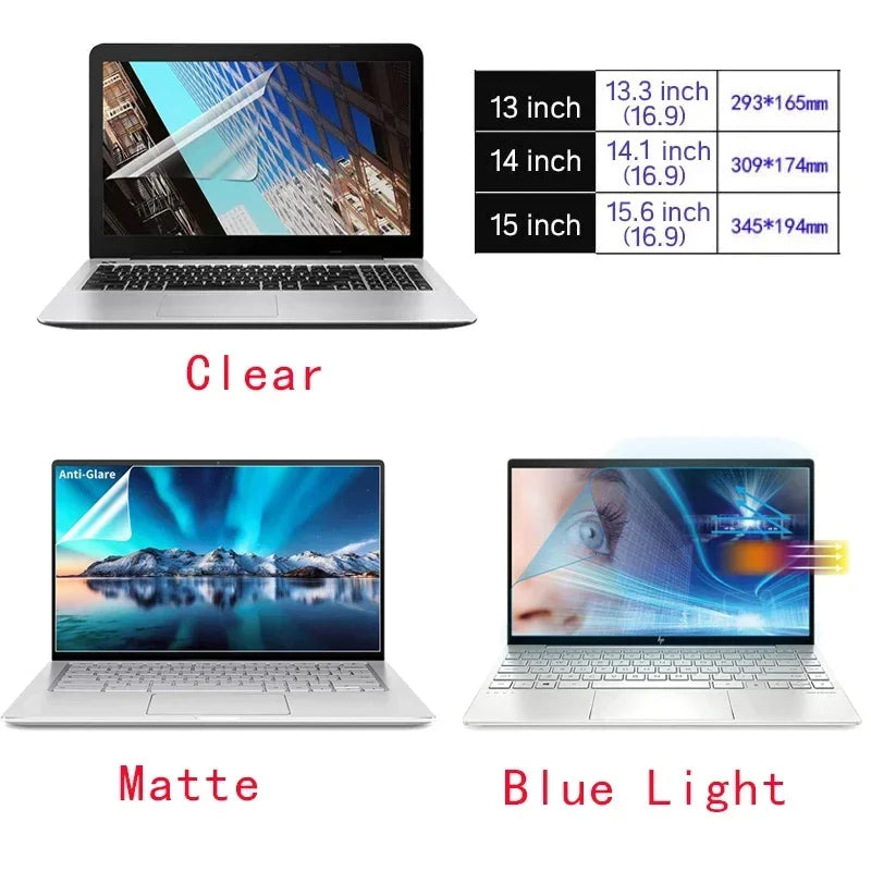 15.6 Inch Display Ratio 16:9 Notebook Screen Protector