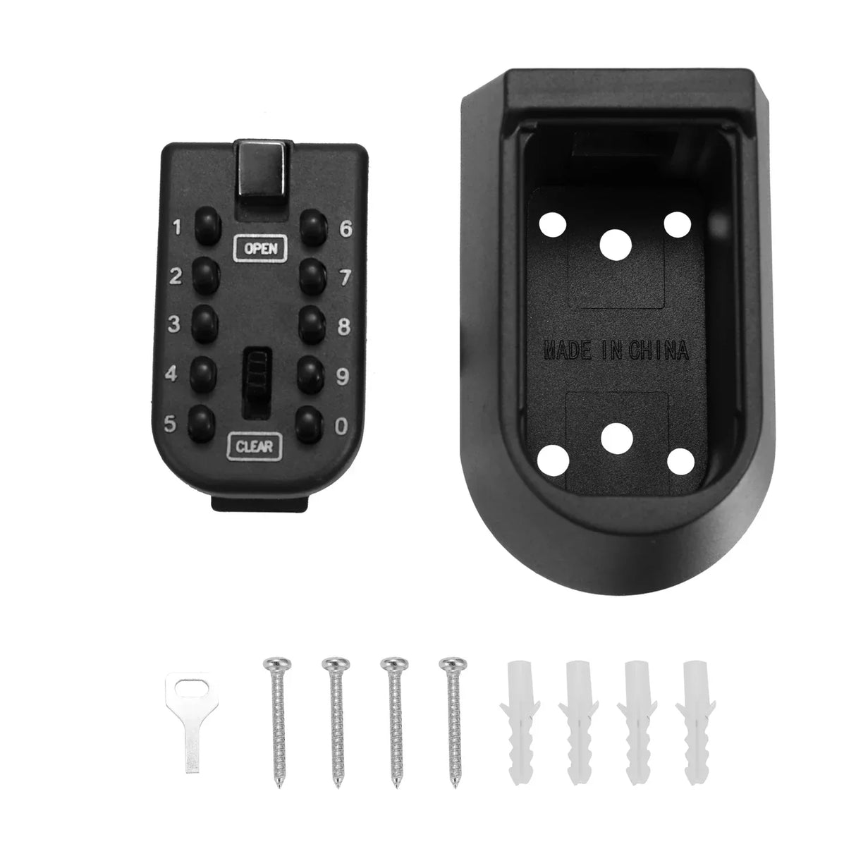 Key Safe Box Aluminium Alloy Wall Mounted Home