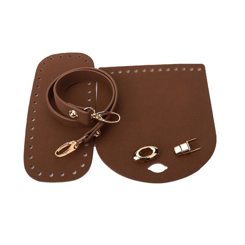 7pcs set Handmade Handbag Shoulder Strap Woven Bag