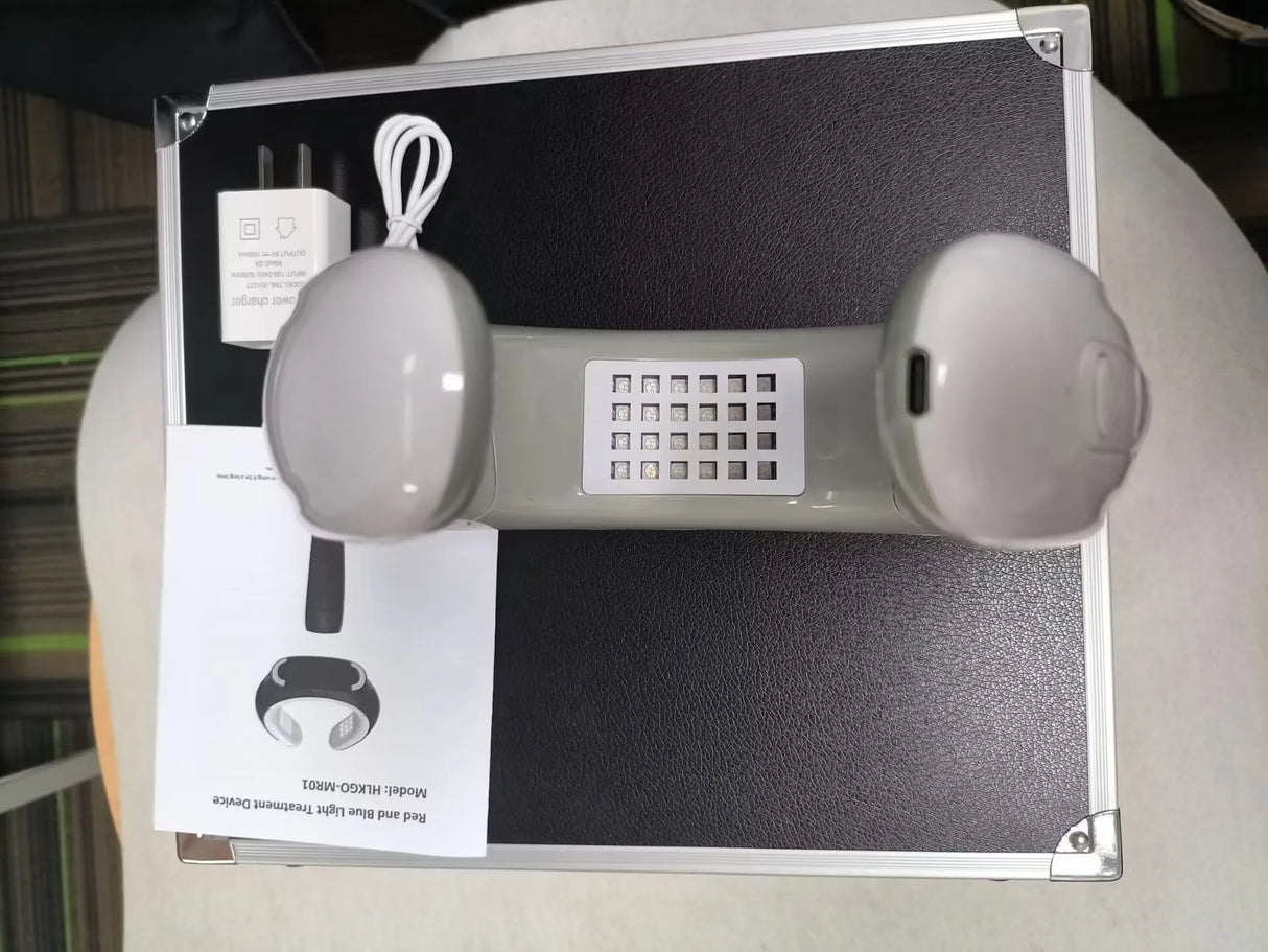 Portable Red Blue Light Neck Massager Cervical Muscular