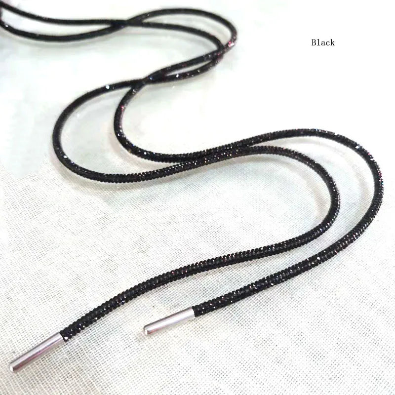 1Pcs Women Rhinestone Shoelaces Diamond Shoe Lace Sneakers