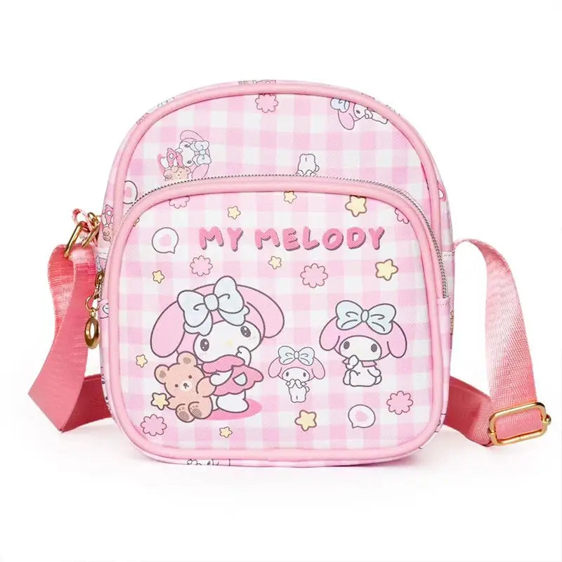 Sanrioed Cartoon Hello Kitty Melody Kulomi Messenger Bag