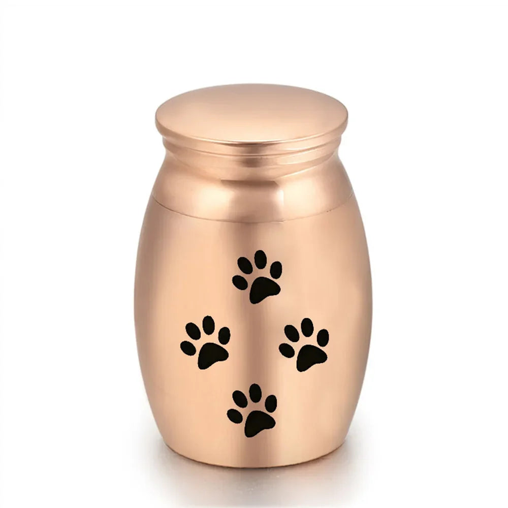Pet Memorials Pet Urn Dog Paw Print Hair