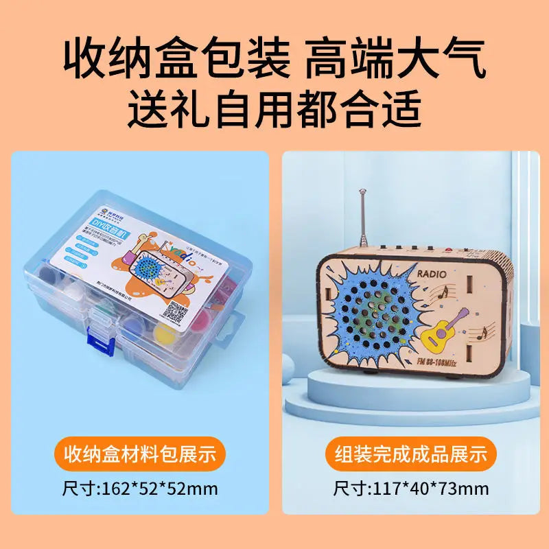 DIY Radio Model Science and Technology Invention Hand-made
