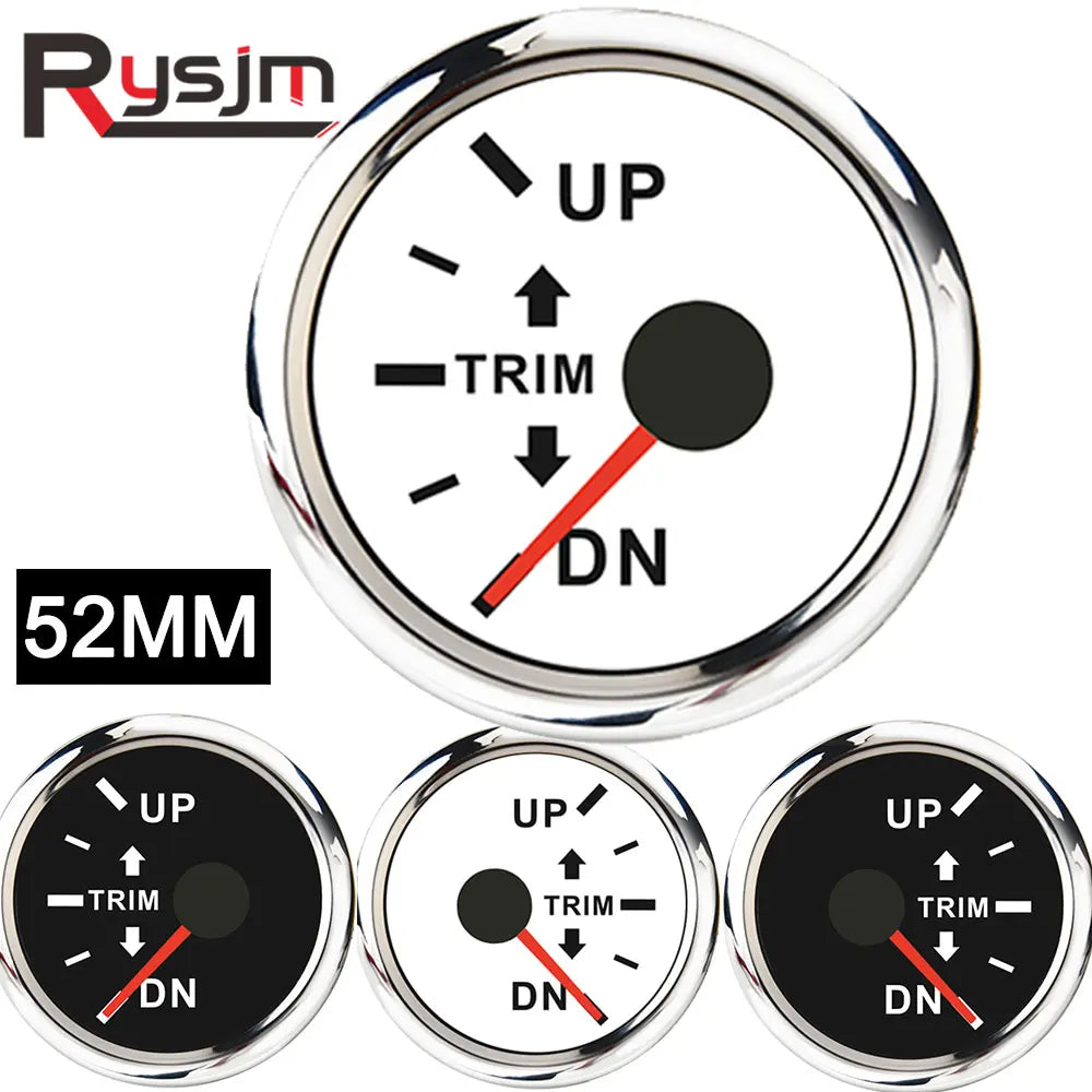 9-32V 52mm Waterproof Trim Gauge for Auto & Boat