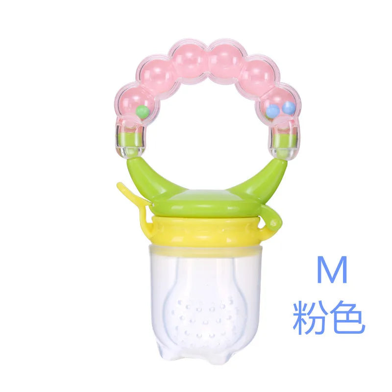 Silicone Baby Fruit Feeder with Cover Baby Nipple