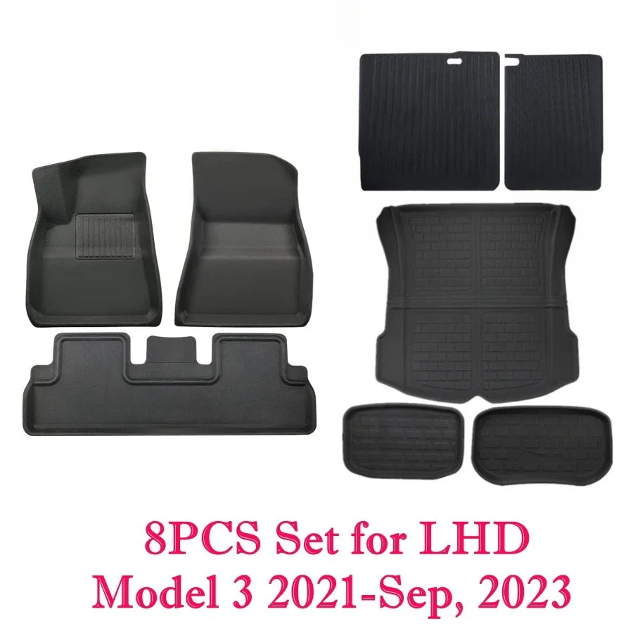 Newest Tesla Model 3+ 2024 Floor Mats 2023-2021